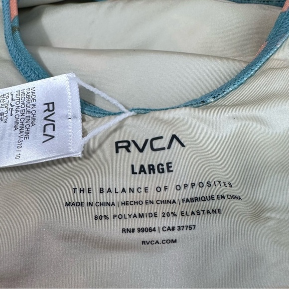 RVCA South Swell Pelletier One Piece Swimsuit Sz L NWT - Picture 9 of 14